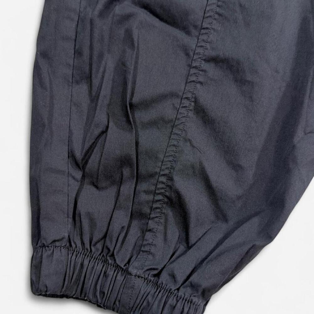 Champion Womens L Black Woven Cargo Jogger Pants Paperbag Waist Snap Pockets - Picture 5 of 8